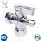 Thrifco Plumbing 5/8 Inch Comp x 1/2 Inch Slip Joint x 3/8 Inch Comp Quarter Turn Brass  Angle Stop Valve 4406489 - alternate 1